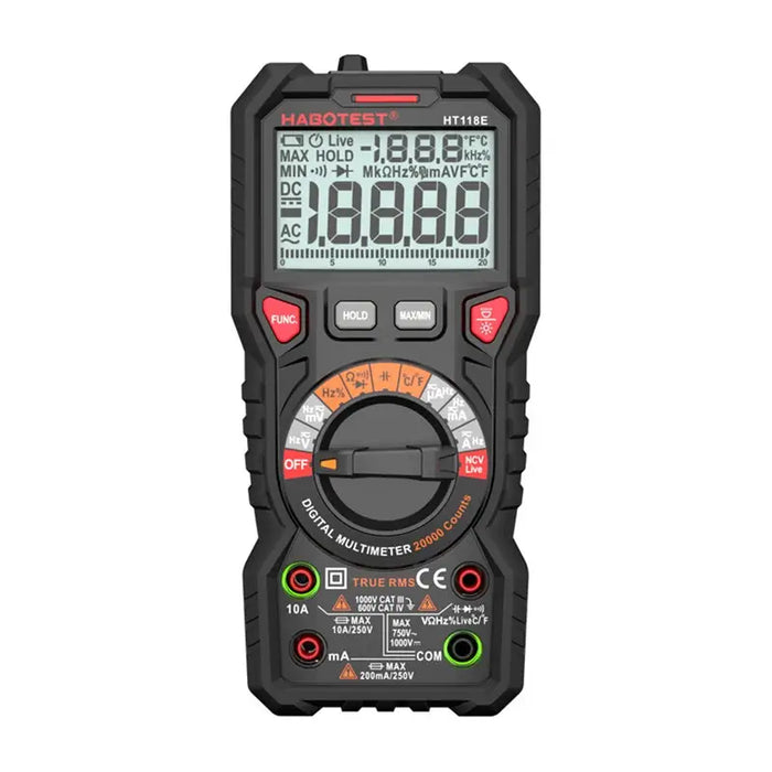 Habotest HT118E Universal Digital Multimeter True RMS NCV - Measuring tools<<<Tools<<<InnproXML