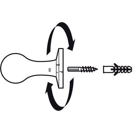 HANGER 20 MM CHROME MAT CHROME MAT 31 MM HAEFELE