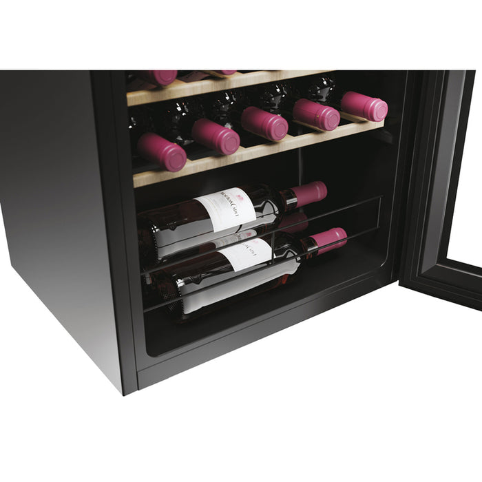 Haier Wine Bank 50 Serie 3 HWS34GGH1 Compressor wine cooler Freestanding Black 34 bottle(s)