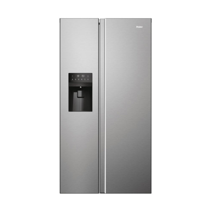 Haier SBS 90 Serie 5 HSR5918DIMP Free-standing double-sided fridge-freezer combination 511 l D Platinum, stainless steel