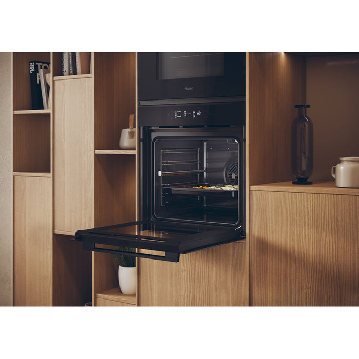 Built-in oven HAIER H6 ID25G3HTB 78 L, A++, TELESCOPIC SYSTEM, SOFT CLOSE