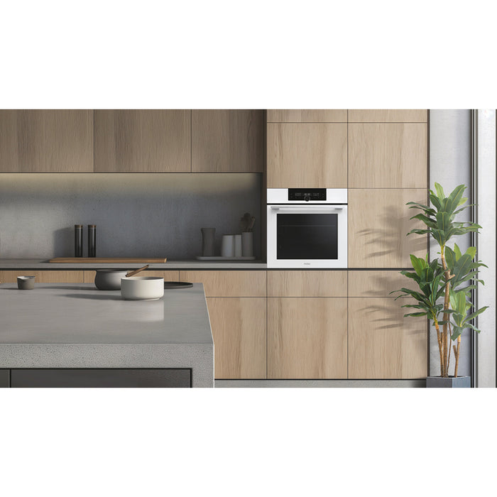 Built-in oven HAIER HOQ-F6QAN3WB/EE 72 L, A++, CATALYTIC PANELS, TELESCOPIC SYSTEM, SOFT CLOSE