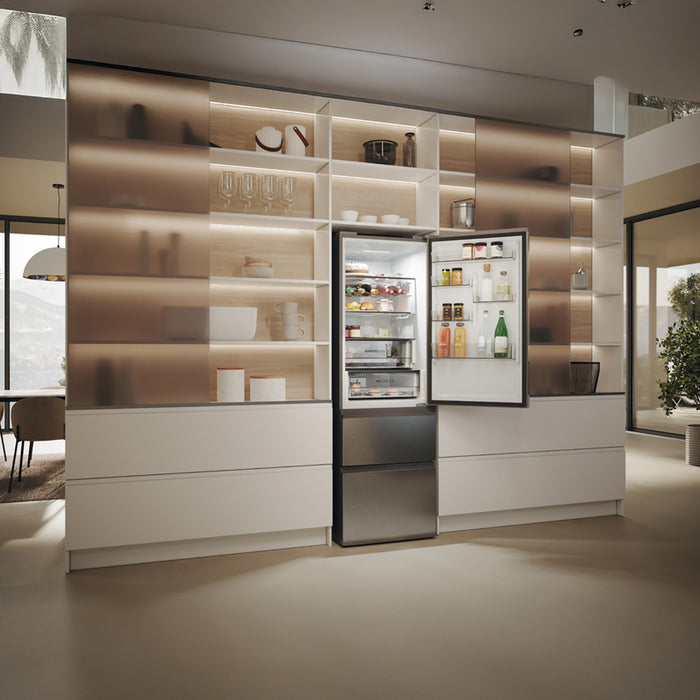 Refrigerator with bottom freezer HAIER HTW 5618 ENMG 185.50 cm