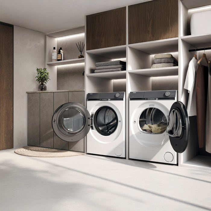 HAIER HD90-AQ387U1-S CONDENSATION Tumble Dryer WITH HEAT PUMP, 9.0 kg