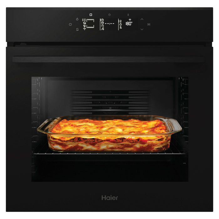 Built-in oven HAIER H6 ID46G3YTB 78, A++, TELESCOPIC SYSTEM, SOFT CLOSING, PYROLYTIC CLEANING