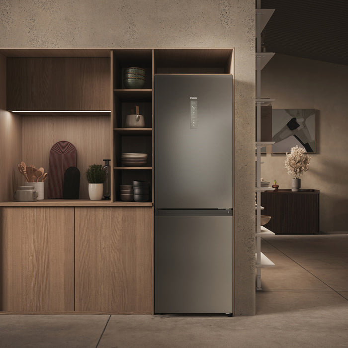 Refrigerator with bottom freezer HAIER EHD 3 PWDNPK 186 185.00 cm
