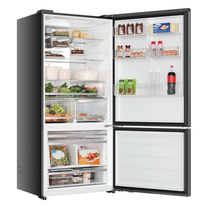 Refrigerator with bottom freezer HAIER HDR 5818 DNSS 185.00 cm