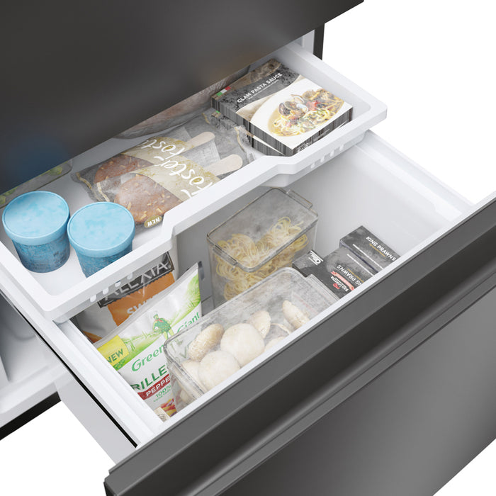 Refrigerator with bottom freezer HAIER HTW 5618 ENPT 185.00 cm