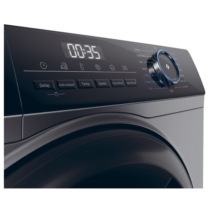 Washing machine HAIER HW90-B14939 S8-S//ANTHR. 9.0 kg, 1400 rpm