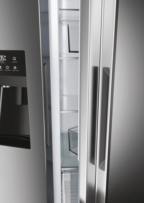 Haier SBS 90 Serie 5 HSR5918DIMP Free-standing double-sided fridge-freezer combination 511 l D Platinum, stainless steel