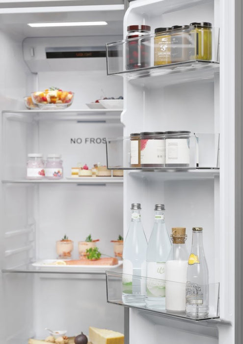 Haier SBS 90 Serie 5 HSR5918DIMP Free-standing double-sided fridge-freezer combination 511 l D Platinum, stainless steel