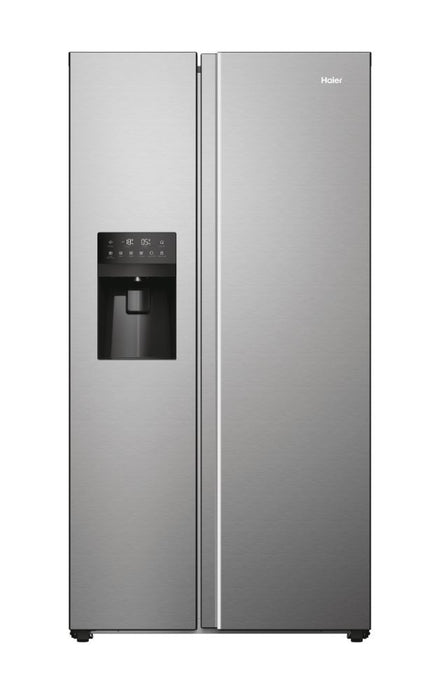 Haier SBS 90 Serie 5 HSR5918DIMP Free-standing double-sided fridge-freezer combination 511 l D Platinum, stainless steel