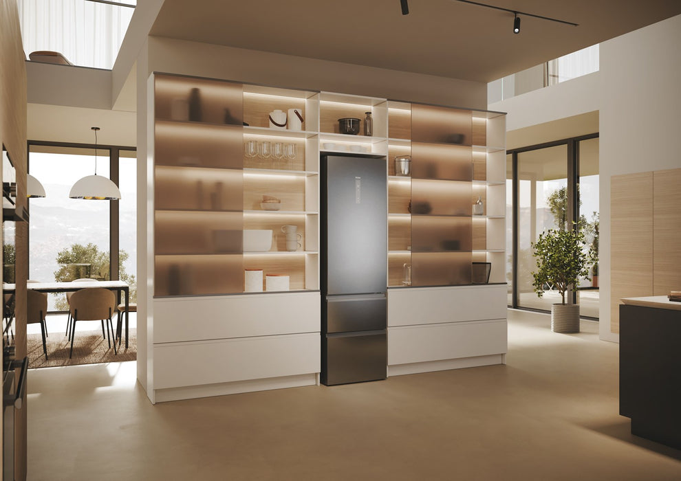 Haier 3D 60 Serie 5 HTW5620DNMG Freestanding 414 L D Silver