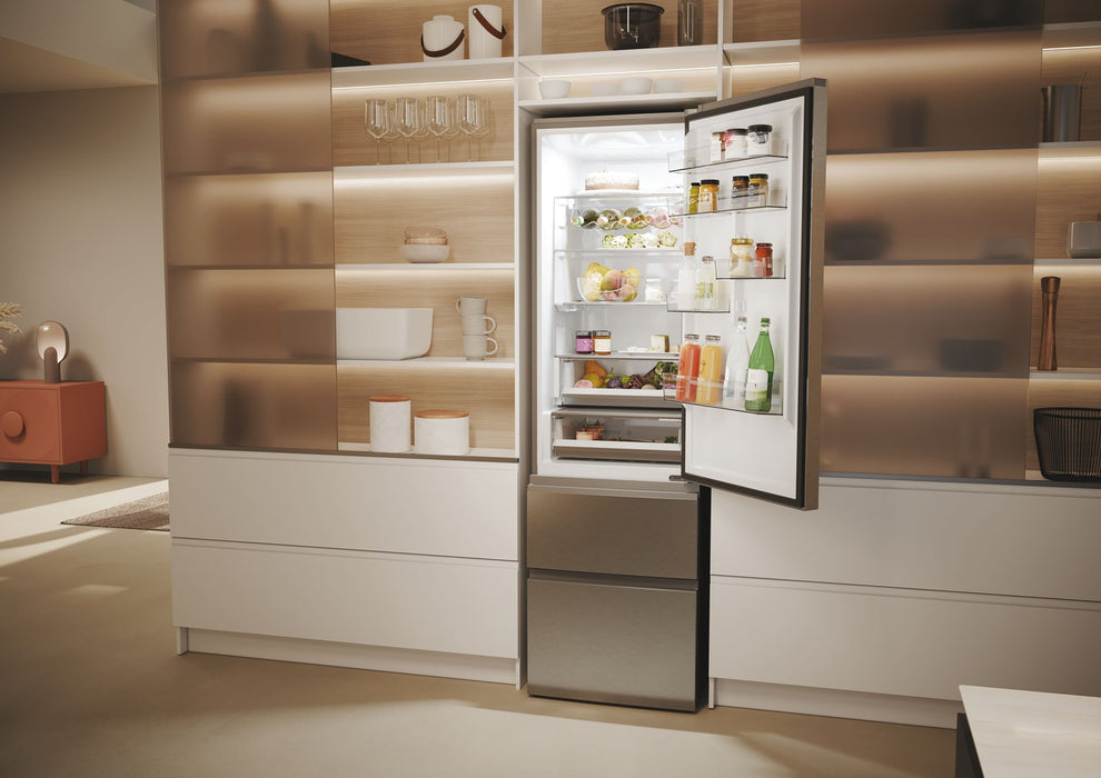 Haier 3D 60 Serie 5 HTW5620DNMG Freestanding 414 L D Silver