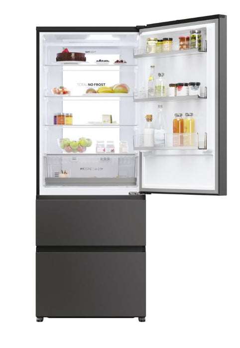 Haier 3D 70 Serie 5 HTR5719ENPT Freestanding 528 L Black