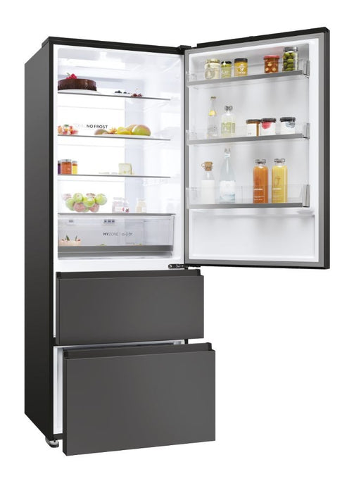 Haier 3D 70 Serie 5 HTR5719ENPT Freestanding 528 L Black