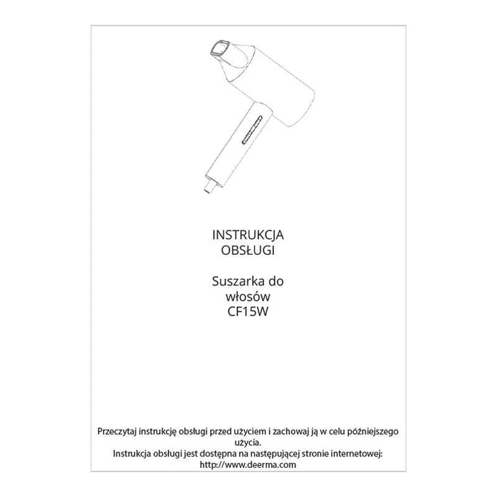 Hair Dryer Deerma CF15W - Hair dryers<<<Hair appliances<<<Health and beauty<<<InnproXML