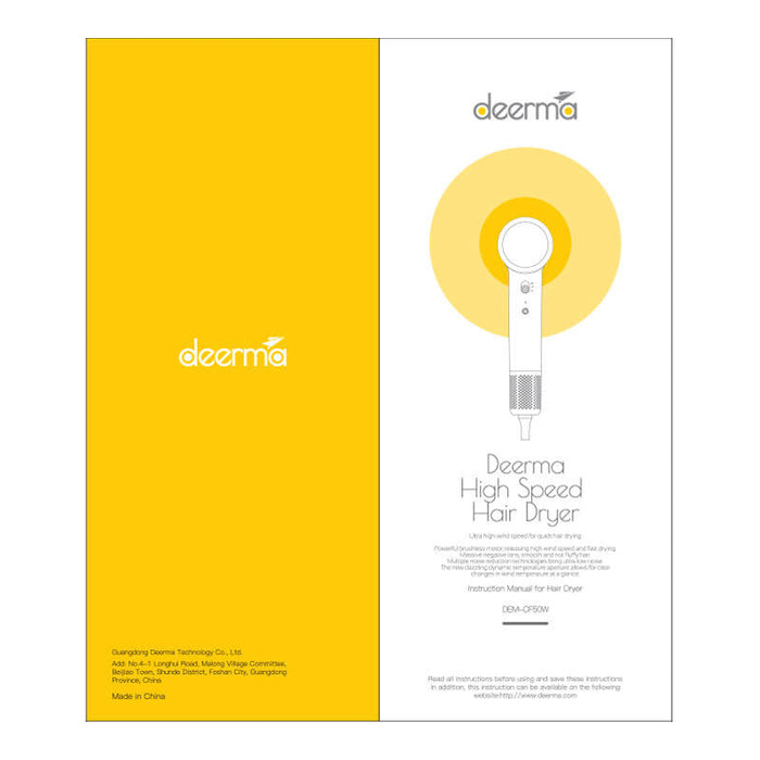 Hair Dryer Deerma DEM-CF50W (white) - Hair dryers<<<Hair appliances<<<Health and beauty<<<InnproXML