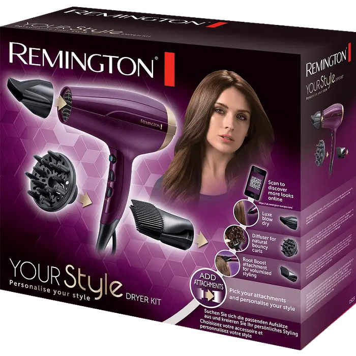 Hair dryer Remington D5219 - Сешоари<<<Лична грижа<<<Уреди за здраве и красота<<<TechMart&&&Сешоари<<<Грижа за