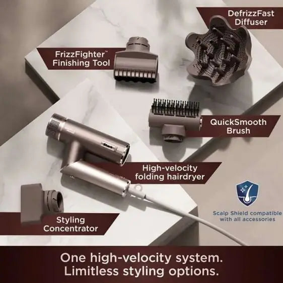 Hair dryer Shark SpeedStyle Pro FLEX HD542EU - Красива коса<<<Грижа за тялото<<<Малки