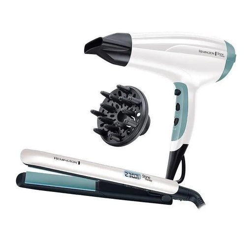 Hair straightener Remington S8500GP + hair dryer D5216 - Преси за коса<<<Грижа за косата<<<Персонална