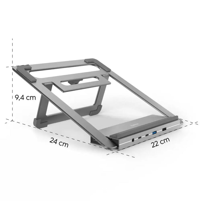 Hama ’Connect2Office Stand’ USB-C docking station Laptop stand 12 ports - Аксесоари за лаптопи/таблети<<<Лаптопи