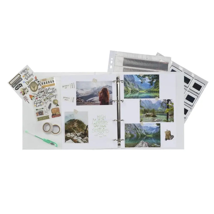 HAMA Negative Folder 4 D-Rings 265 x 315 mm Black - Други фото и видео аксесоари<<<Фото и видео аксесоари<<<ValiAPI