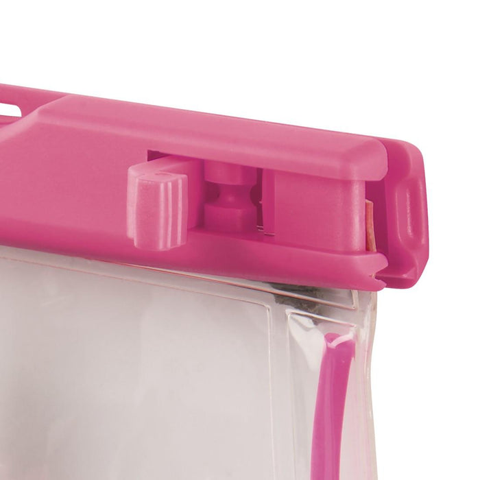 HAMA Playa Smartphone Bag Size XXL Waterproof IPX8 Transparent/Pink - Калъфи за телефони<<<Мобилни телефони и