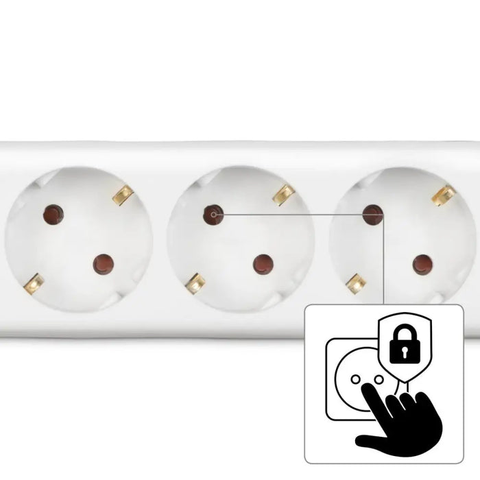 HAMA power strip 3 sockets 108842 - Разклонители<<<Продукти за дома<<<ValiAPI&&&Разклонители<<<Други<<<Спорт и свободно