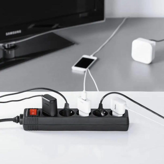 HAMA power strip 5 sockets 1.4 m 137267 - Разклонители<<<Продукти за дома<<<ValiAPI&&&Разклонители<<<Други<<<Спорт и