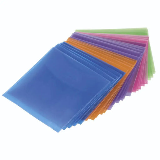 HAMA Protective envelopes for CD/DVD 100 pcs. colored - Класьори за CD DVD<<<Офис продукти<<<ValiAPI