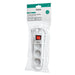 Hama Standard 3-socket power strip 1.5m - white - Cables and tapes<<<HurtelXML