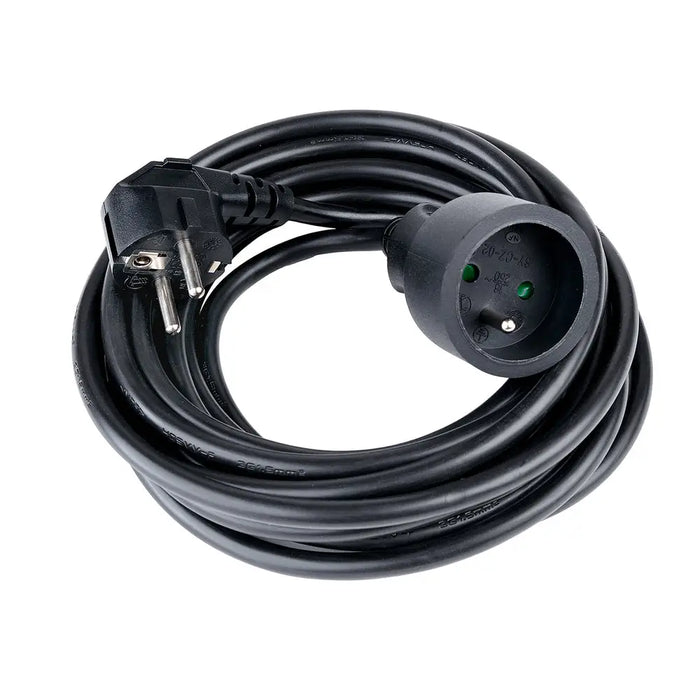 Hama Standard 5m Extension Cord - Black - Cables and tapes<<<HurtelXML