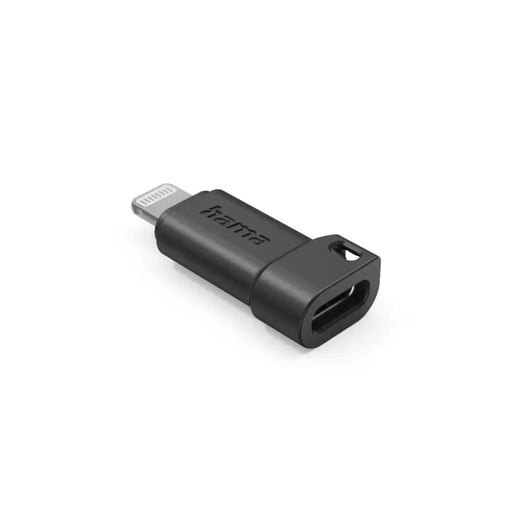 HAMA USB-C adapter to Apple Lightning Plug black - Кабели за мобилни
