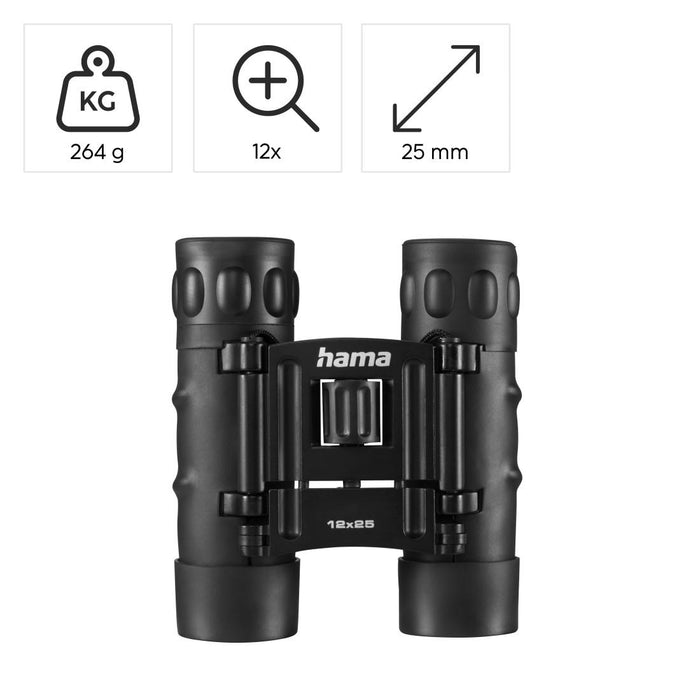 HAMA Binoculars “Vision”, 12x25, focusing wheel