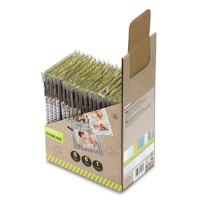 HAMA Photo Garland "Mix" with rope and clips, assorted