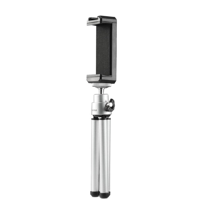 HAMA Mini tripod/tripod "Fancy 2in1" for mobile phone and camera 1/4", 16 cm, silver