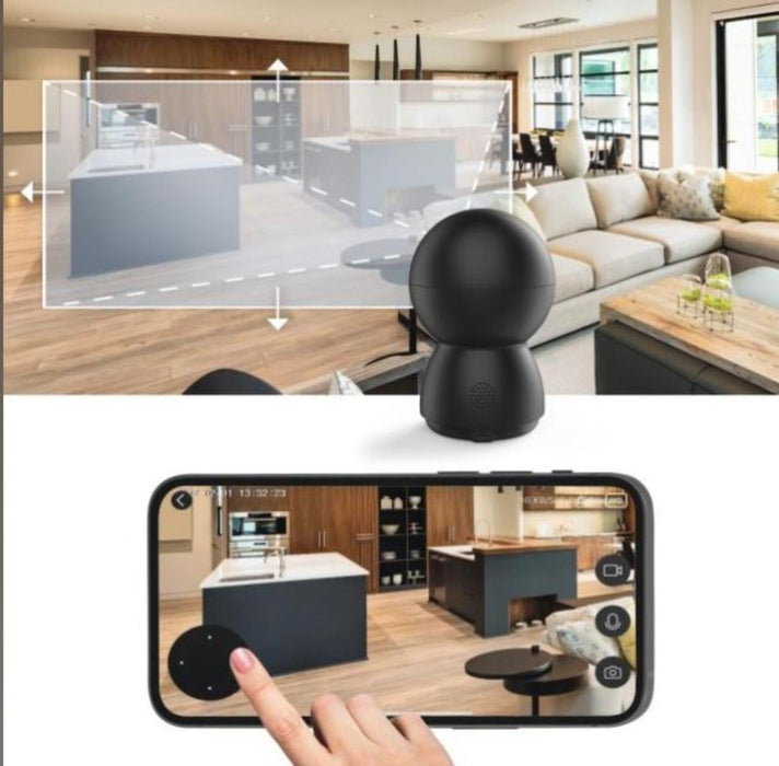 HAMA WiFi Camera 1080p Indoor Rotatable Motion Sensor Black
