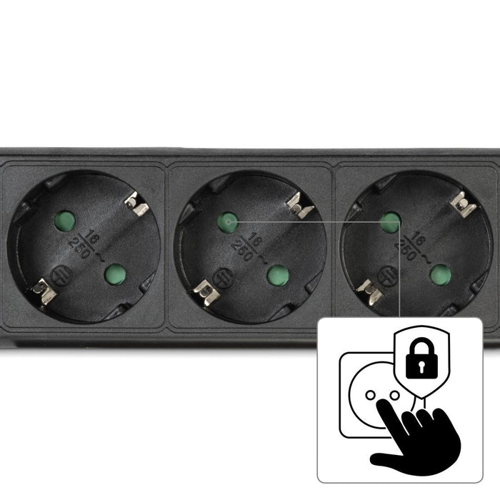 HAMA 108835 power strip, 3 sockets, 108835