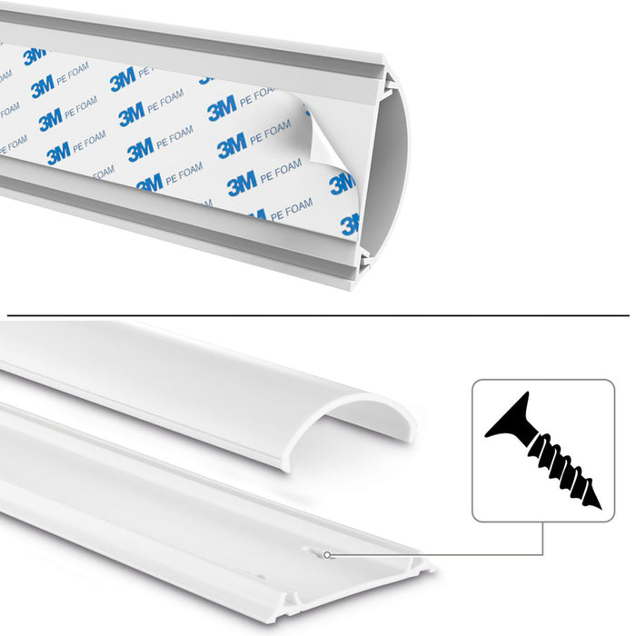 PVC channel for hiding a cable-100x7x2.1 cm, 220894