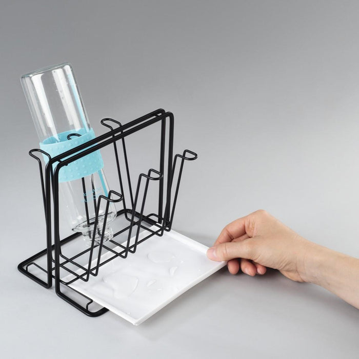 Rack for draining / up to 6 bottles, glasses, HAMA-111459
