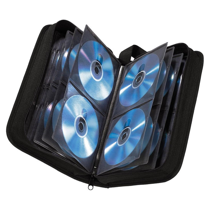 Folder for 104 CD/DVD/Blu-ray HAMA, Black