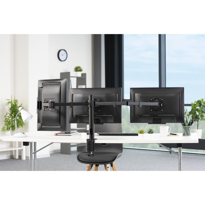 HAMA monitor stand, 3 monitors, 13" - 27", 118495