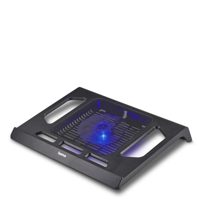 Hama Black Edition laptop cooling stand with fan, USB
