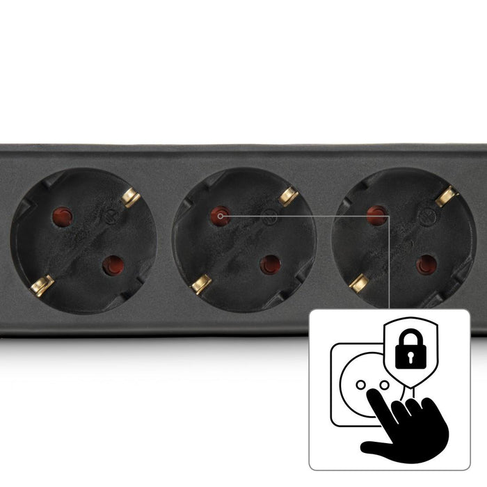 Power strip with 6 sockets HAMA, 5m, 137266