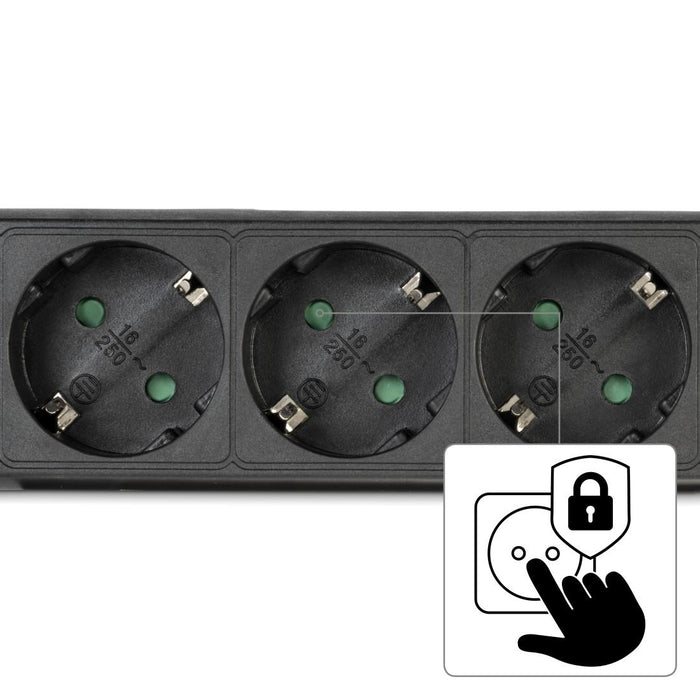 HAMA power strip 5 sockets, 1.4 m, 137267