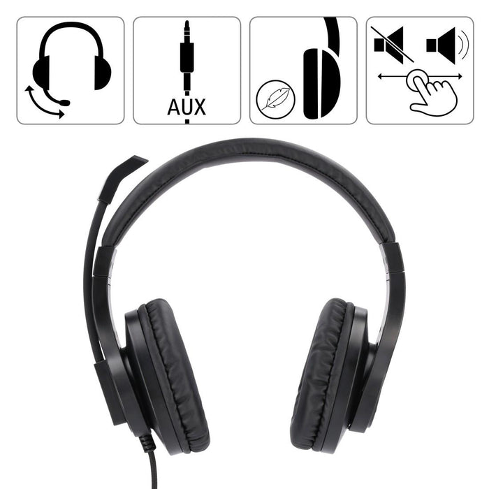 Headphones with microphone HAMA HS-P300