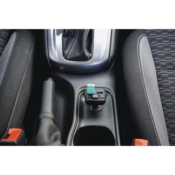 FM Transmitter HAMA AUX-IN, USB-IN, MP3, Black, 14163