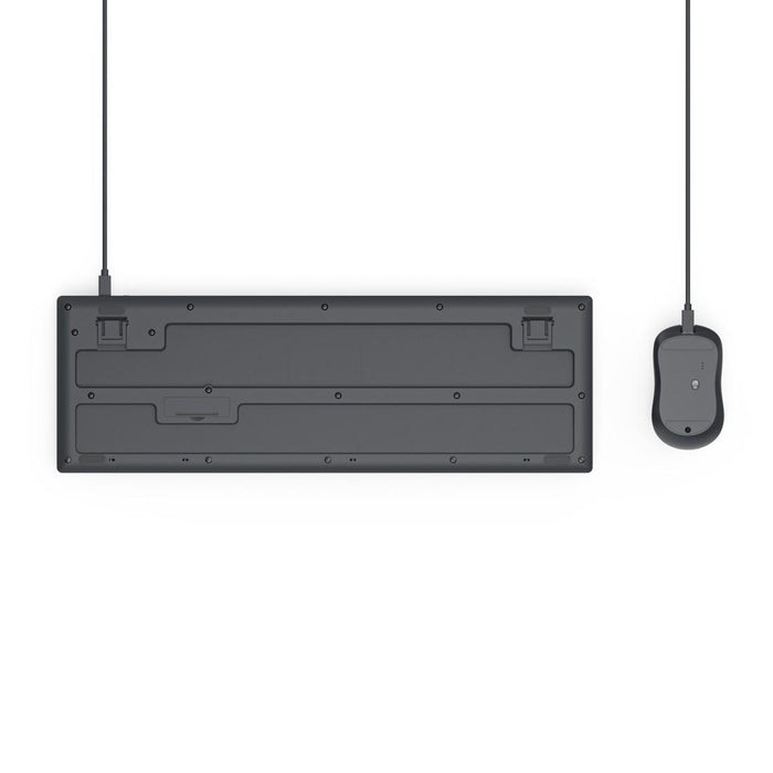 HAMA Wired keyboard and mouse set CKM-200, USB-A, USB-C