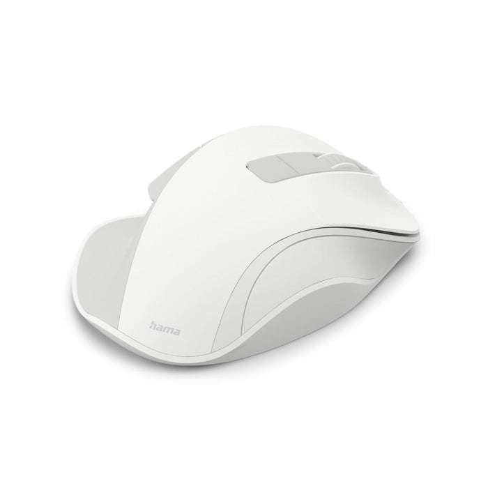HAMA Wireless optical mouse WM-500 Recharge, white, 6 buttons, 800/1200/1600 dpi, silent